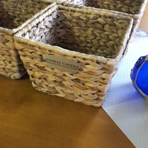 YANKEE CANDLE Baskets-set of 6